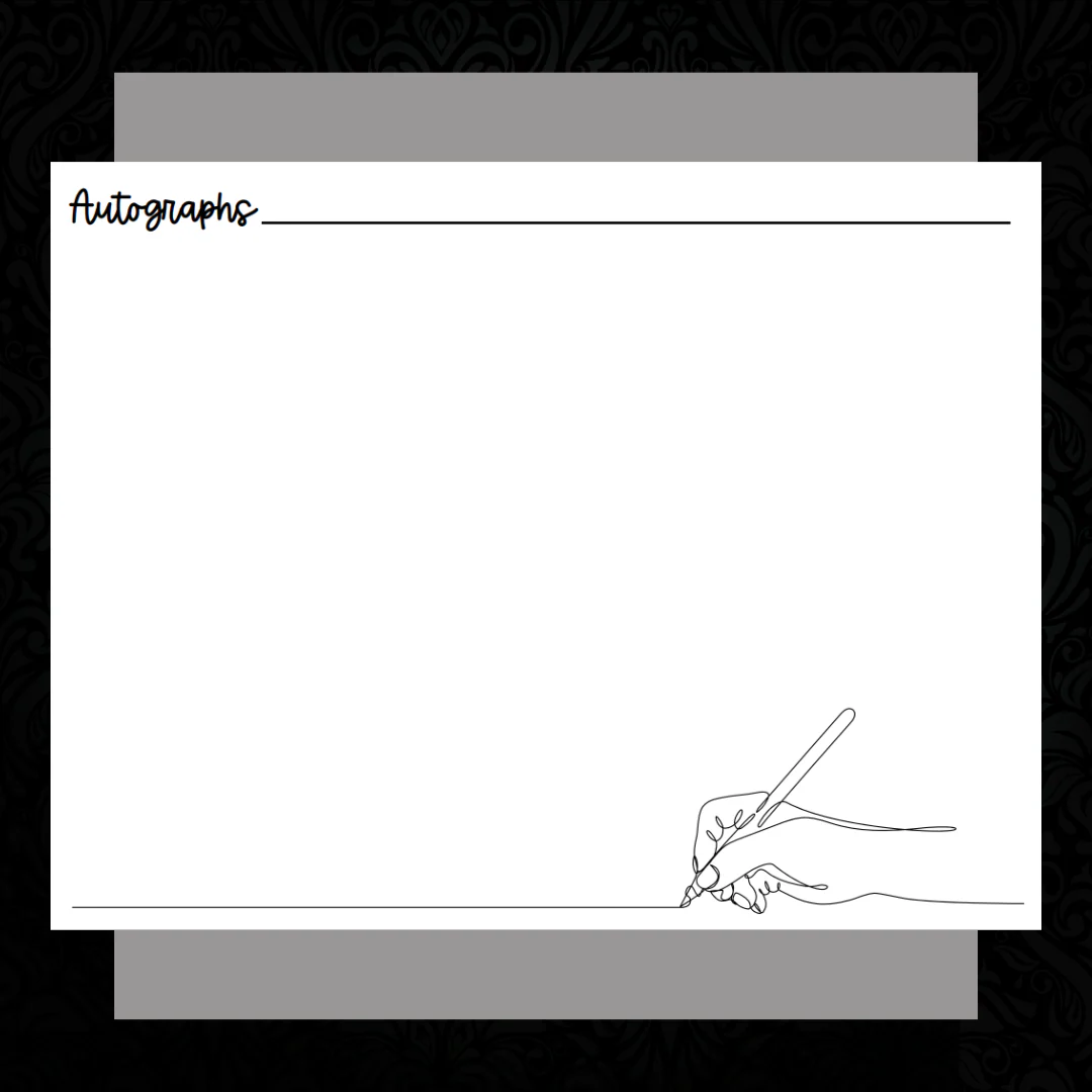 Conference Memory Keeper & Autograph Booklet - Image 12